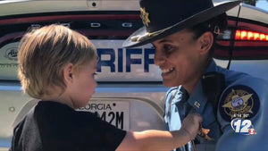 Columbia County deputy surprises 3-year-old with autism with a fleet of police cars